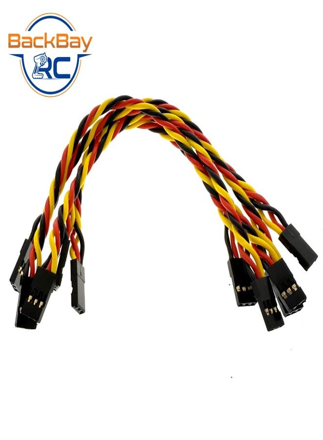 BackBay R/C BackBayRC - 6in 20awg Male/Male Universal Servo Extension - 5 Pack - Image 3